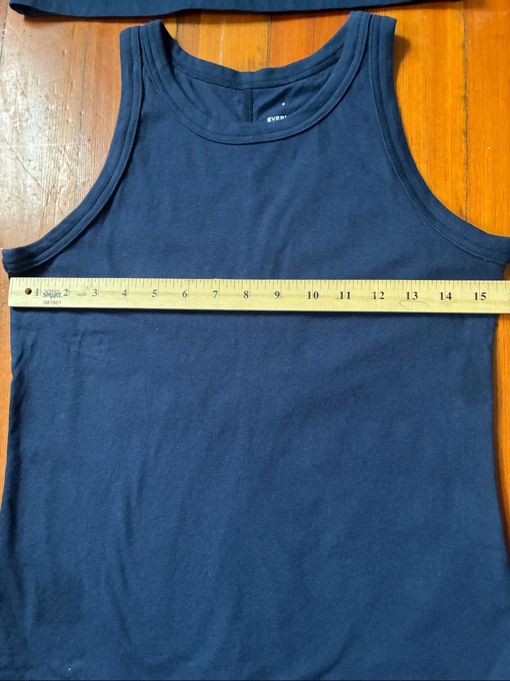 Everlane 100% organic cotton tank top size S fits like XS - Picture 2 of 9